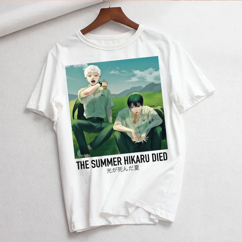 

The Summer Hikaru Died Hikaru Yoshiki Summer Fashion Shirt Graphic T Shirt Women Tops Base O-neck Tees Funny Girls Tshirt