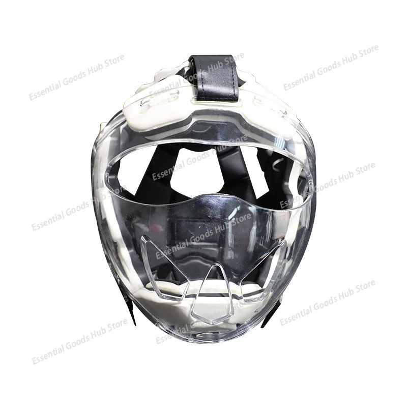 Karate and Taekwondo Helmet, Adjustable Face Guard Protector for Adults Men and Women, Professional for Competition and Training