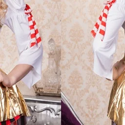 2025 Nuevo loween Par Role-plang Devil orm Disfraz de pirata Conjunto de traje de seducción para mujer Estudiante Escuela o...