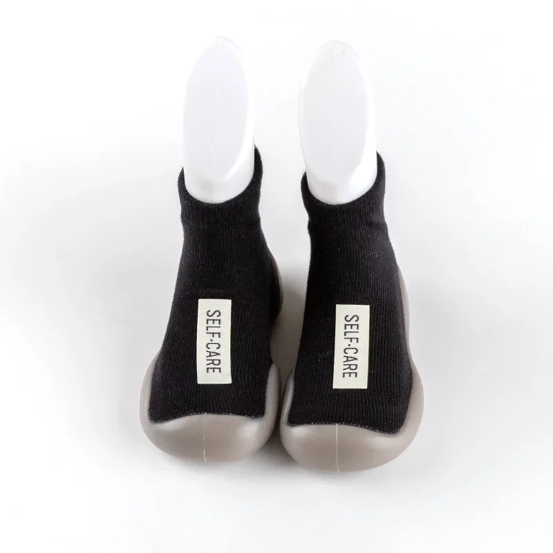 유아용 워킹 슈즈, 조기 교육 신발, 천 라벨 모델, 실내 바닥 양말, 따뜻한 하이탑, 신상