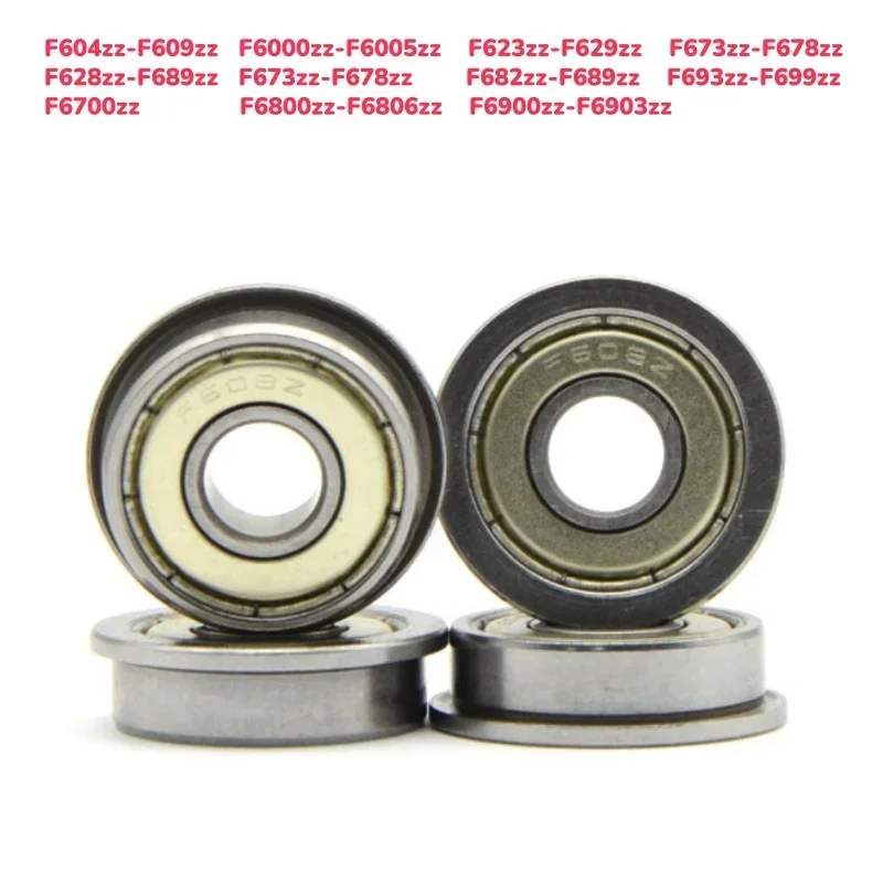 SIGU F604~F6903zz Flange Bearing F605-F609 F6000-F6005 F623-F629 F673-F678 F628-F689 F6700 F6800 Miniature Deep Groove Ball Bear