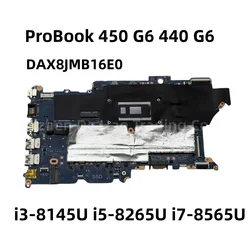 Placa base para portátil DAX8JMB16E0 X8J-6L para HP ProBook 450 G6 440 G6 con i3-8145U i5-8265U i7-8565U DDR4 L44881-601 L44883-601