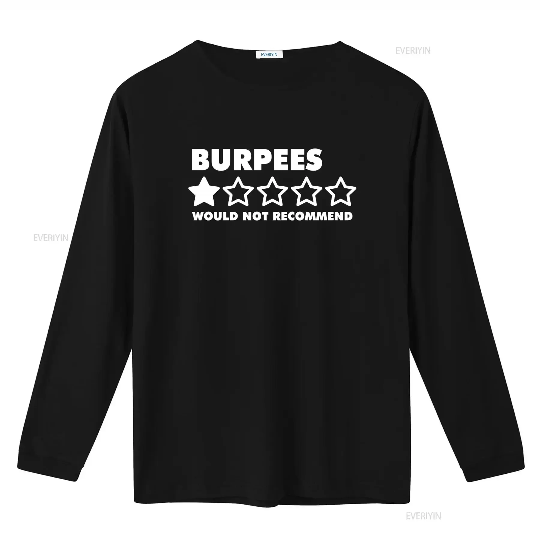 Burpees Workout T Shirt Design Black with White Print Gym Fitness Lovers vintage Washed Casual Stylish fashion Slightly
