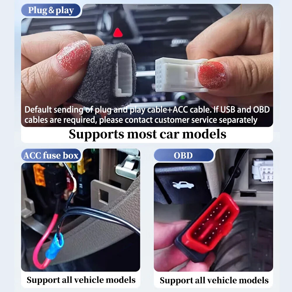 Dash Cam for Audi Q7 SQ7 4L 4M Q8 SQ8 RSQ8 E-Tron E Tron R8 TT TTS TTRS Mk2 Front Rear 4K DVR Driving Recorder Dashboard Camera