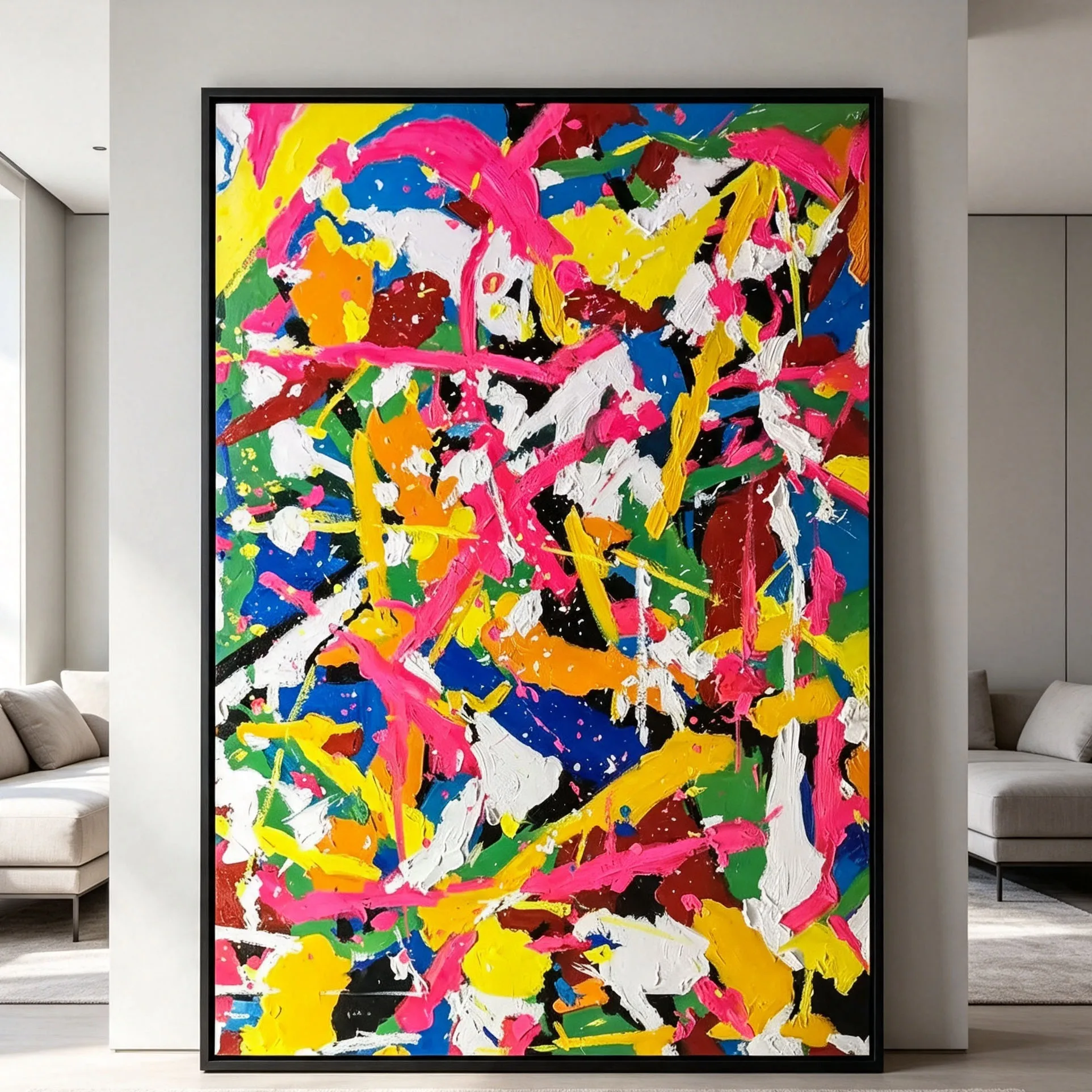 100% ручная роспись маслом с г – обзор и цена Abstract Oil Painting