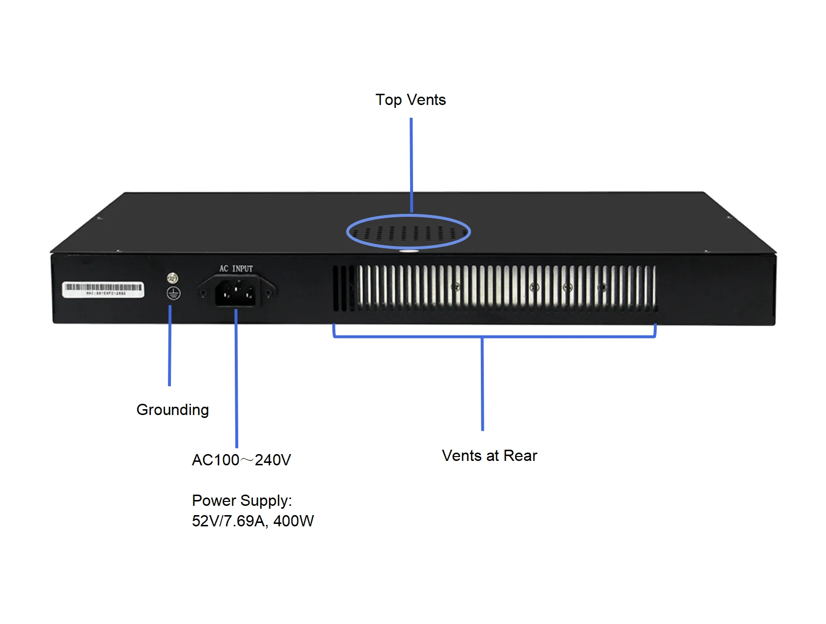 24 28 Ports Gigabit 802.3af/at PoE+ L2+ Managed Ethernet Switch Rackmount 400W 4 x 10G SFP+ Slots PoE Switch