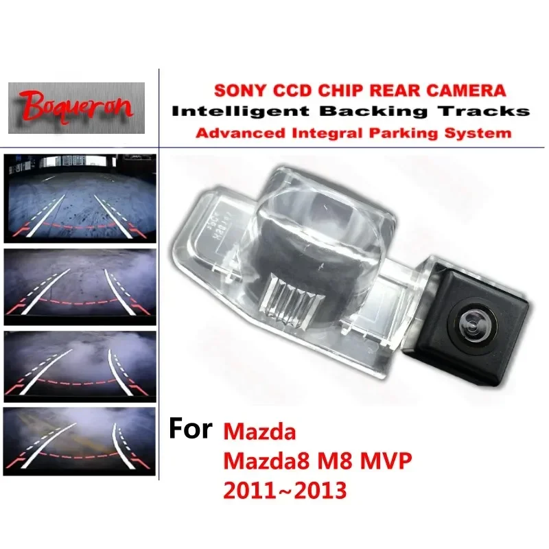 

for Mazda 8 Mazda8 M8 MVP 2011~2013 CCD Car Backup Parking Camera Intelligent Tracks Dynamic Guidance Rear View Camera