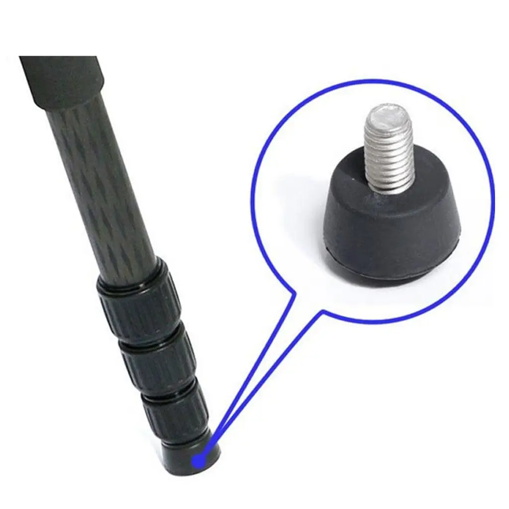 Tripod Foot Spike Rubber 38 Screw Anti Slip Aluminium Replacement Stabilizer Accessory for Universal Tripod and Monopod