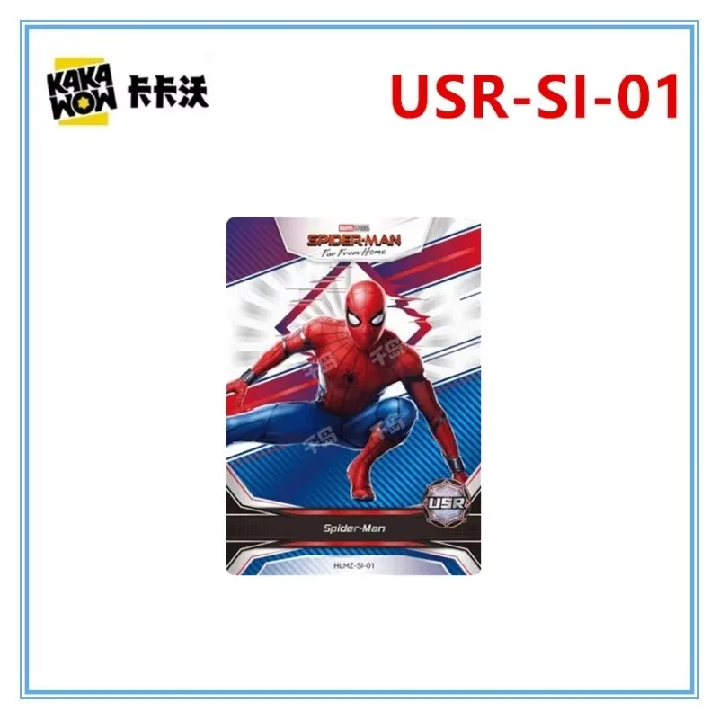 KAKAWOW original Superhero Movie Spider Man series Marvel Card USR-SI Heroes Deluxe Edition  Collection Rare Cards Birthday Gift