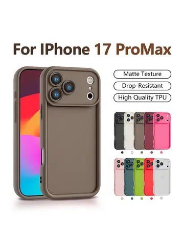 Per iPhone 17 Pro Max Custodia per iPhone 17 Pro Cover Custodia posteriore per telefono in silicone liquido TPU morbido antiurto di lusso per iPhone17 Air