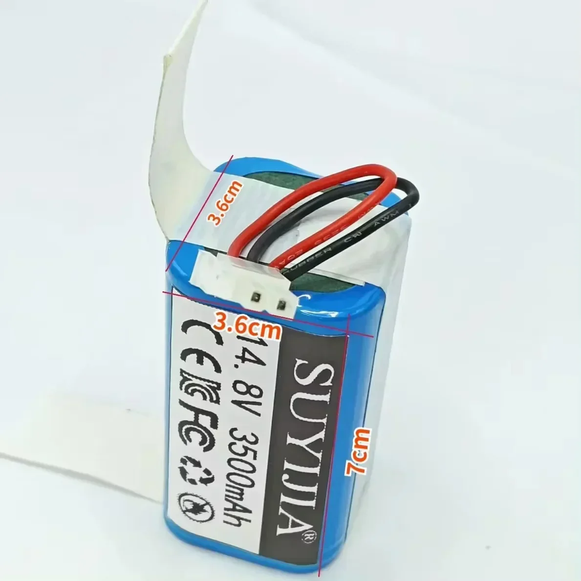 18650 14.8V Rechargeable Lithium Battery 3500mAh for ILIFE A4s A6 V7s Plus A9s W400 Robot Vacuum Cleaner INR18650 M26-4S1P