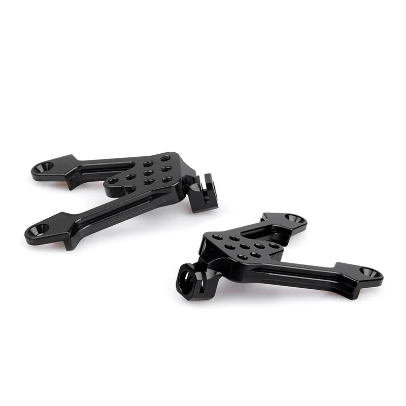 KYX Racing อลูมิเนียมด้านหน้า Bracket Shock Towers อัพเกรดอุปกรณ์เสริมสําหรับ 1/10 RC Crawler รถ Axial SCX10