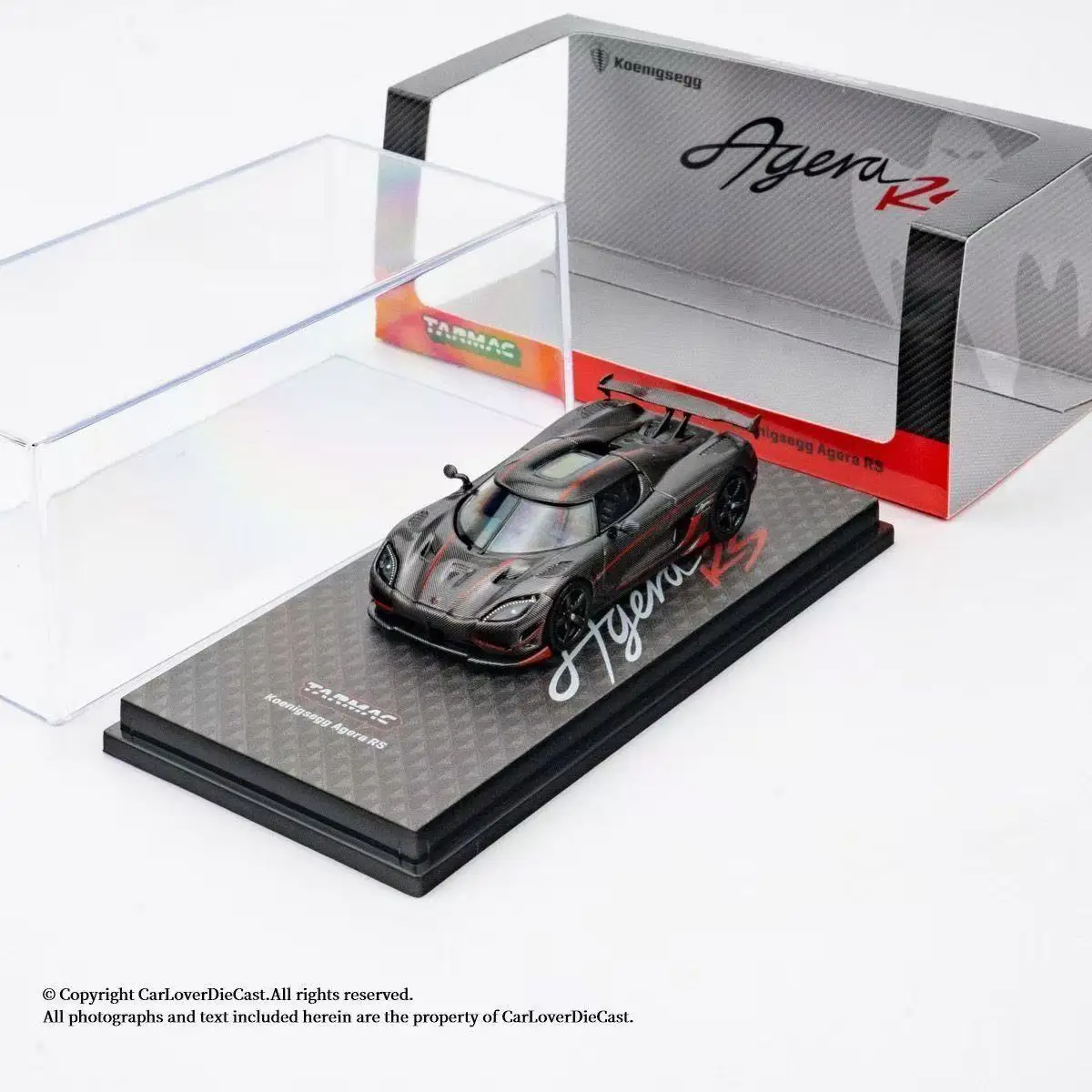 TW Diecast 1:64 Koenigsegg Agera RS Black with Red Livery Car Model Koenigsegg Play Vehicles Collectible Model Cars Toys