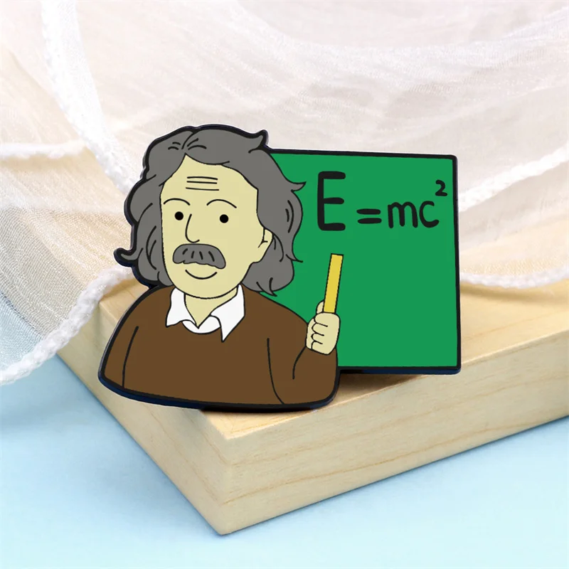 Classic Artist Brooch Van Gogh Beethoven Newton Picasso Character Enamel Pins Backpack Clothes Lapel Badge Jewelry For Women Men