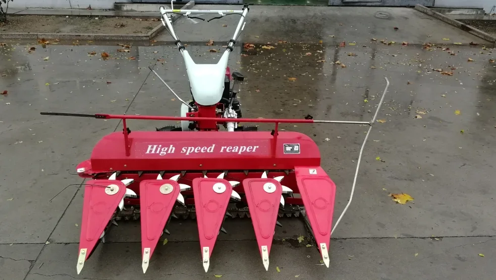 Mini RICE REAPER Small MACHINE PRICE mini wheat RICE REAPER MACHINE HARVESTER