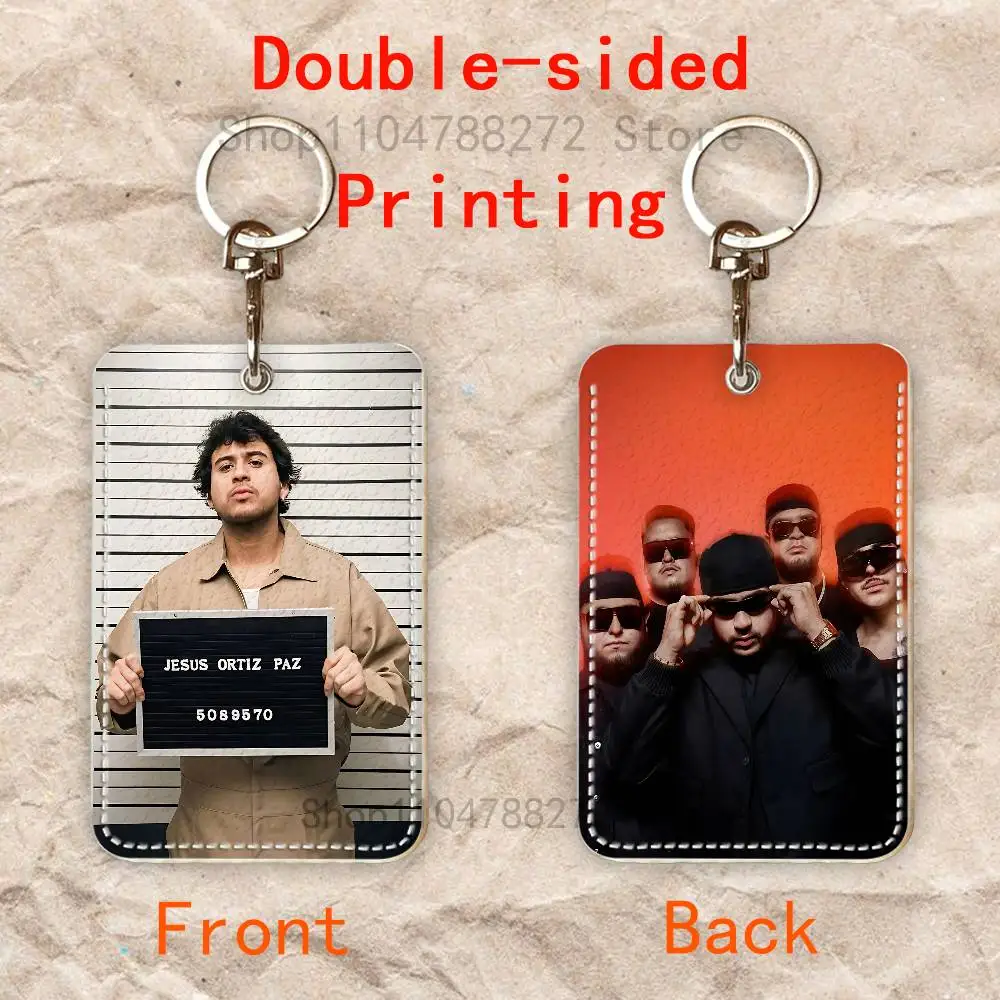 Jesus Ortiz Paz Custom Access Card Case Leather Card Holder Keychain Key Ring Transportation Card Case Gifts