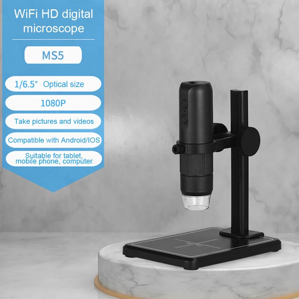 

1000X Zoom WIFI Portable HD Children Professional Electronic Digital USB Microscope 8 Led For Cell Phone PC Coin Soldering