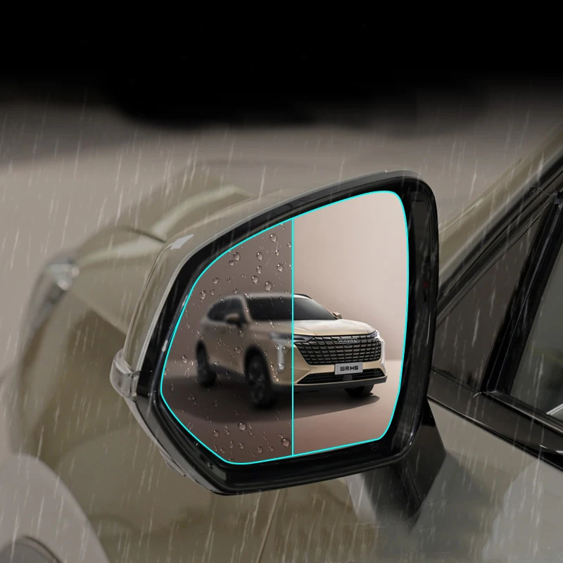 Haval H6 4rd 2024 Car Rainproof Fogproof Film for Car Rearview Mirrors, Protective Film for Car Rear View Mirrors Side Windows