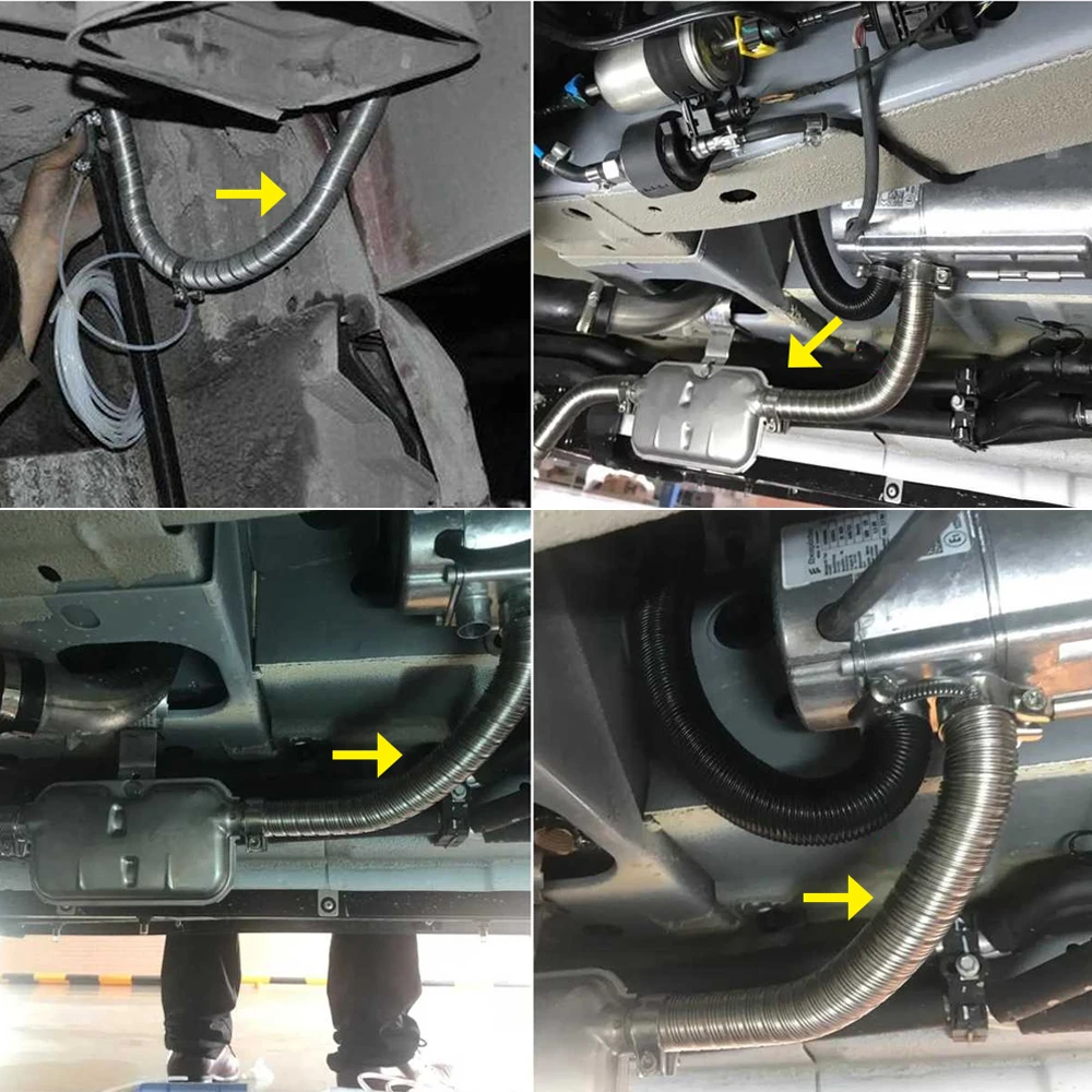 Tubulação diesel do silencioso da exaustão do calefator, braçadeiras, tubo de mangueira, calefatores de Webasto, calefator do estacionamento de ar,