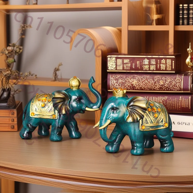 

Декоративные статуэтки слонов в европейском стиле — скульптуры из смолы для дома, гостиной, офиса, декор для свадьбы, подарок, пара