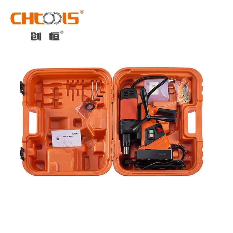 Mini 35mm Electric Drill Press With Single Speed Magnetic Base Drill Brush Motor  Industrial Core Drilling Metal