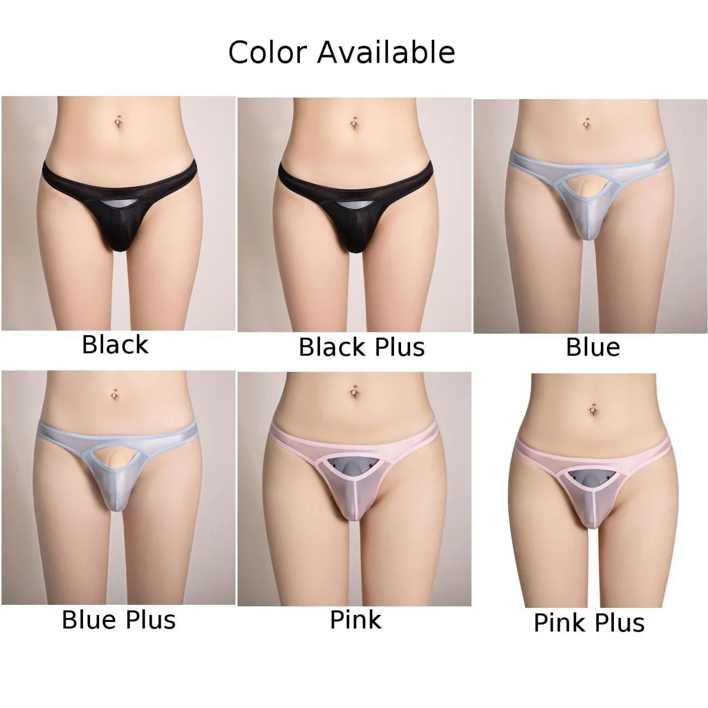 Men Ultra-Thin Hollow See Through Stretch Oil Shiny Glossy Elastic Briefs Underwear Panties Thongs See Through Breathable Trunks