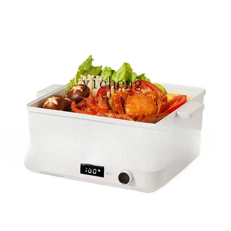

Frying Oven Multi-Function Cooking Pot Household Barbecue All-in-One Pot Electric Baking Pan