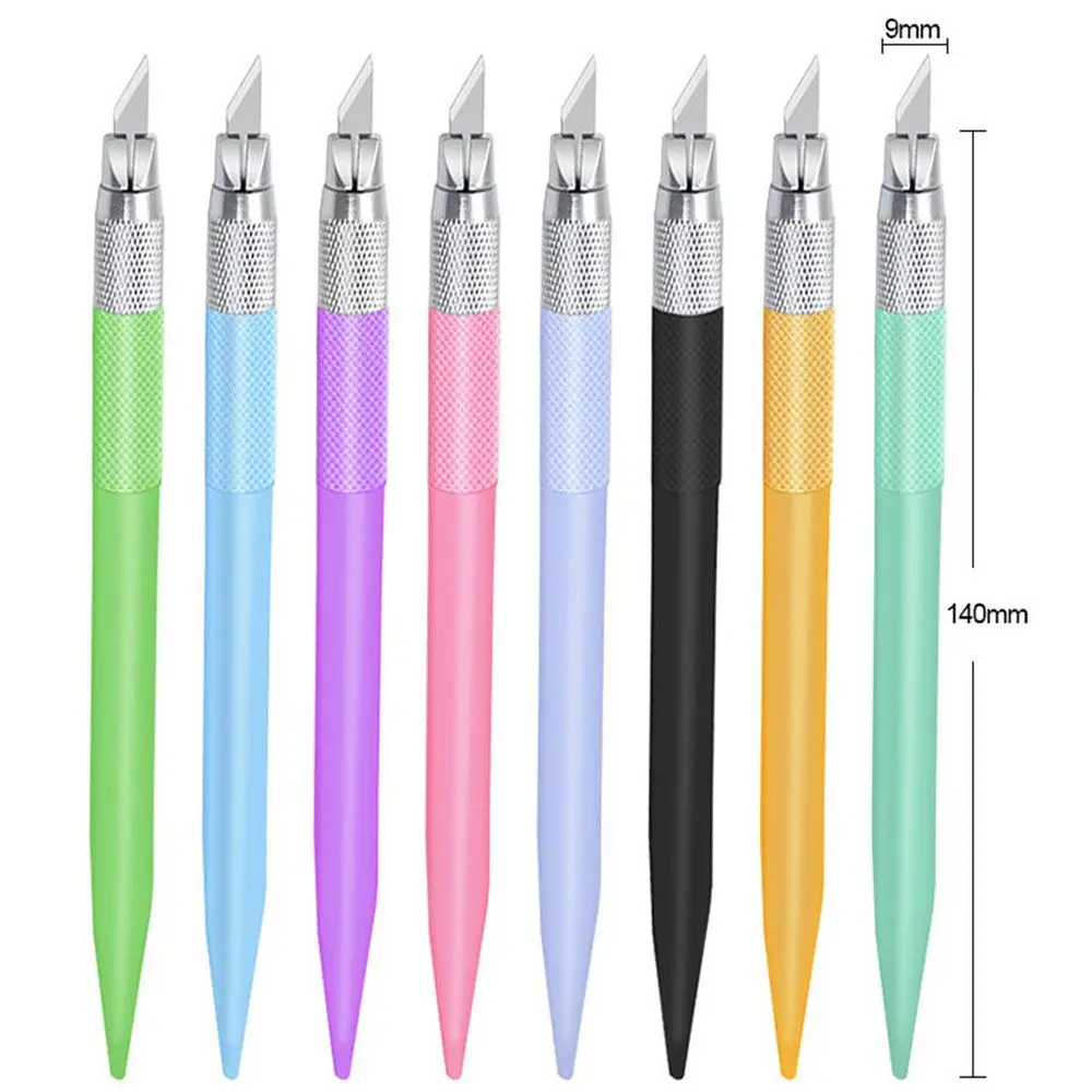 1 SET Art Knife Pen Blade Paper Cutter Portable Paper Carving Tool Carving Knife For Fabric Carving Sculpture