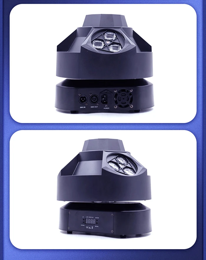 12X15W LED Strahl Moving Head Licht RGBW 4IN1 Super Bee Eye Strobe RGB Laser Licht DMX512 DJ Disco Bühne Party Prom Bar Club – Detail 2