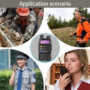 Baofeng UV 5R 5W/8W Tri-Power Walkie Talkie High Power UHF VHF Dual Band Two Way Radio Lange Afstand 128CH Handheld UV 5R 6 mejores ventas VHF UHF Transceptor - №4