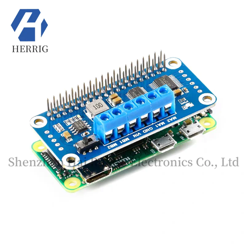 Raspberry Pi 4 Model B 3B TB6612FNG Expansion Board Module DC Motor Driver Board I2C Interface