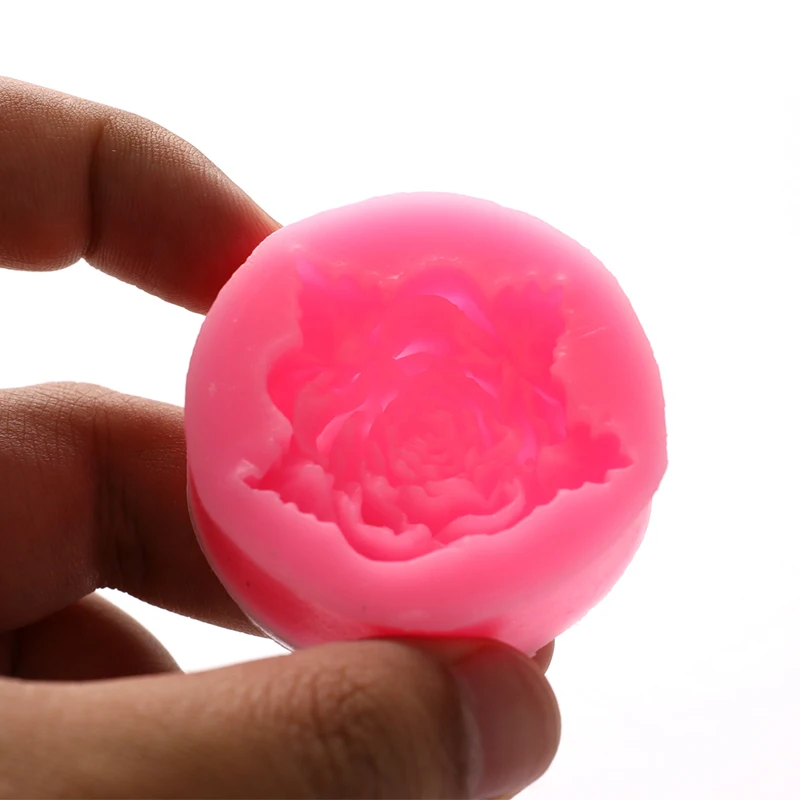 Bloom Rose Silicone Cake 3D Flower Fondant Mold Cupcake Candy Chocolate Decor