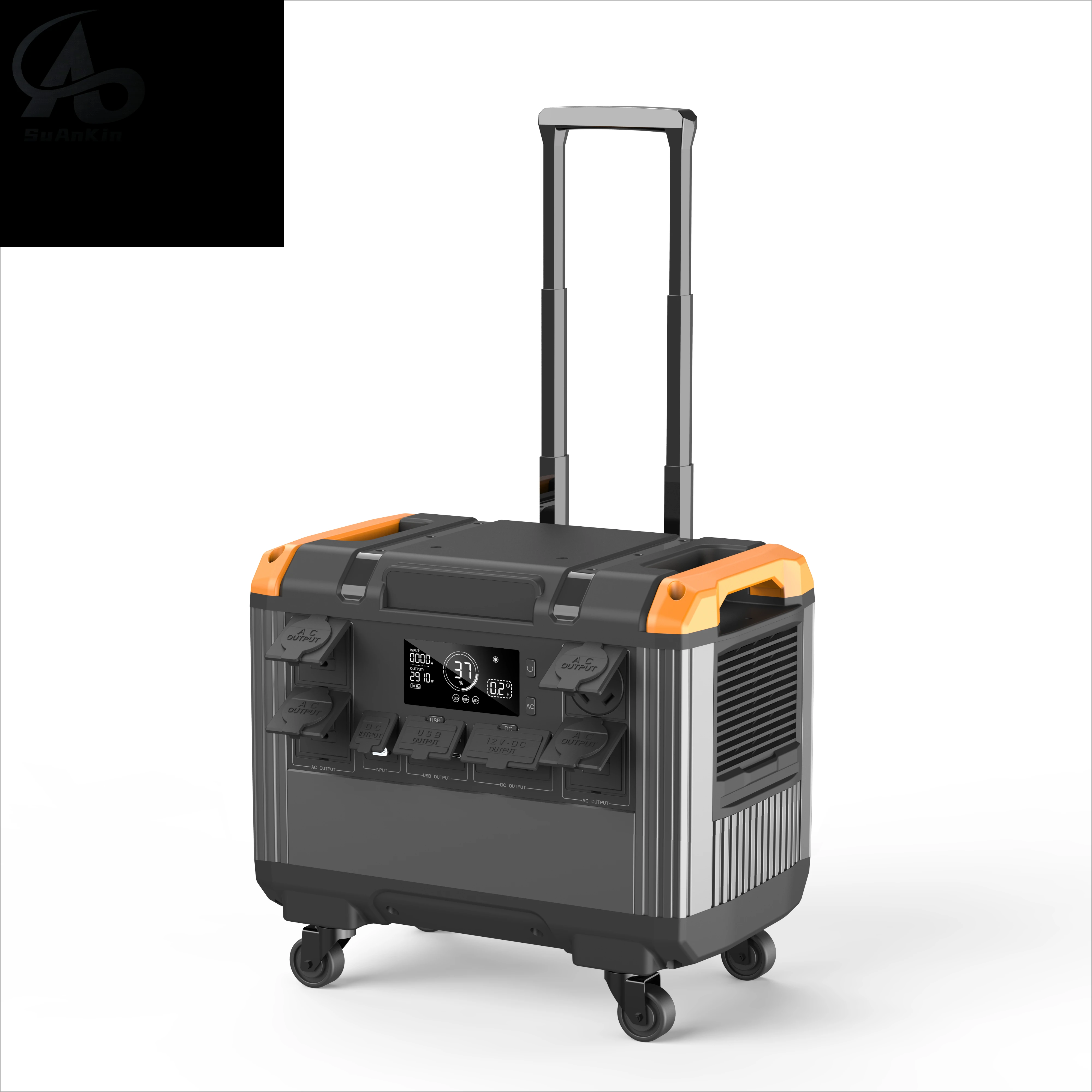 

3000 Watt Outdoor Emergency Energy Supply Source Generator Battery Portable Power Station with 100 Watt Solar Panel