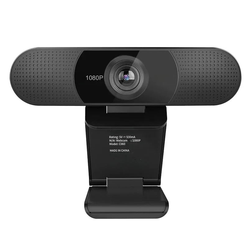 Webcam 1080P Full HD Web Camera USB  Streaming Camera with Noise Cancelling Mics for Computer Video Meeting