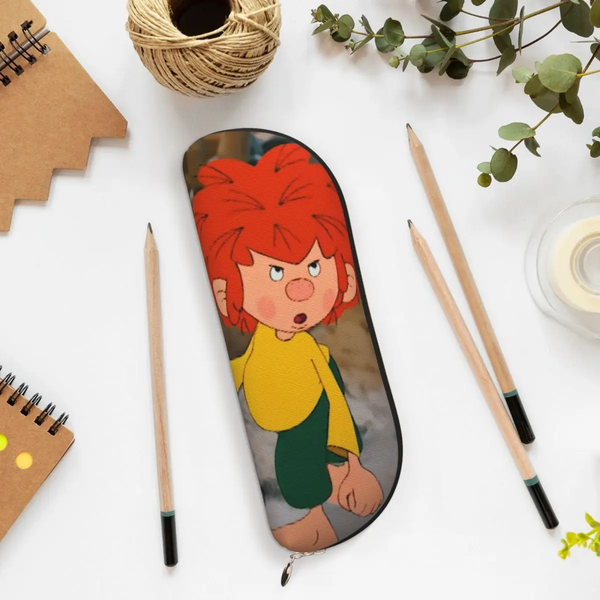 

Пенал Pumuckl, держатель для ручек, канцелярские принадлежности, большая вместительная коробка для ручек, сумка-карандаш для мальчиков и девочек, подарки