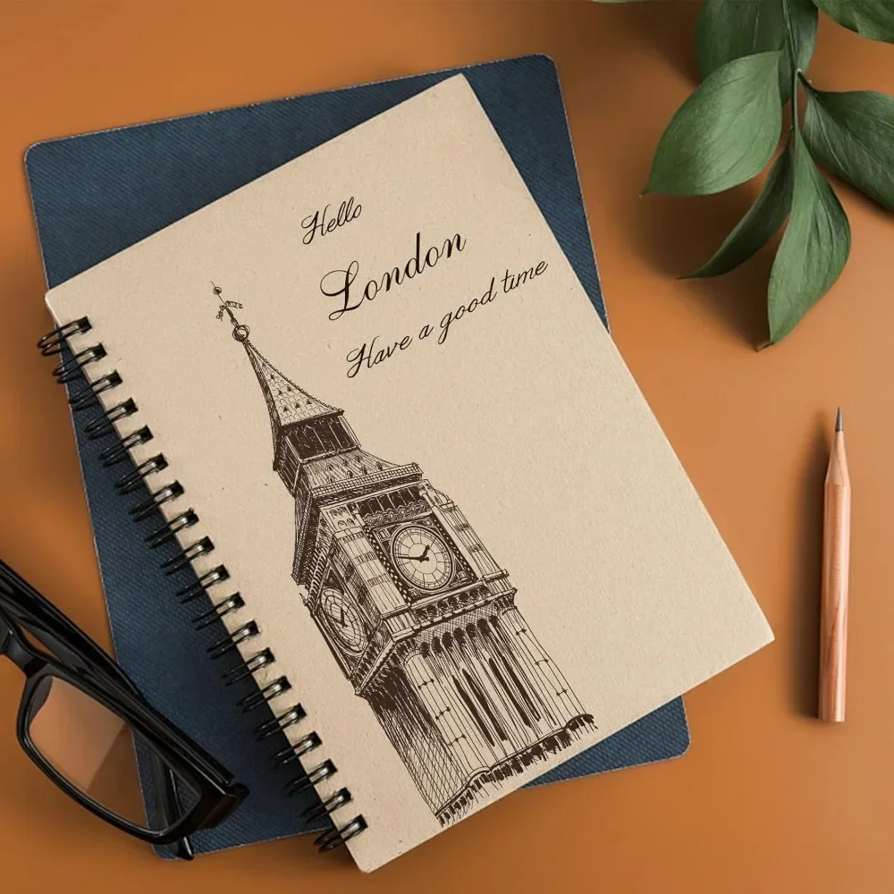 Clock Building Silicone Clear Stamp London Transparent Silicone Postmark and Stamp Watch Rubber Stamp for Scrapbook Journal