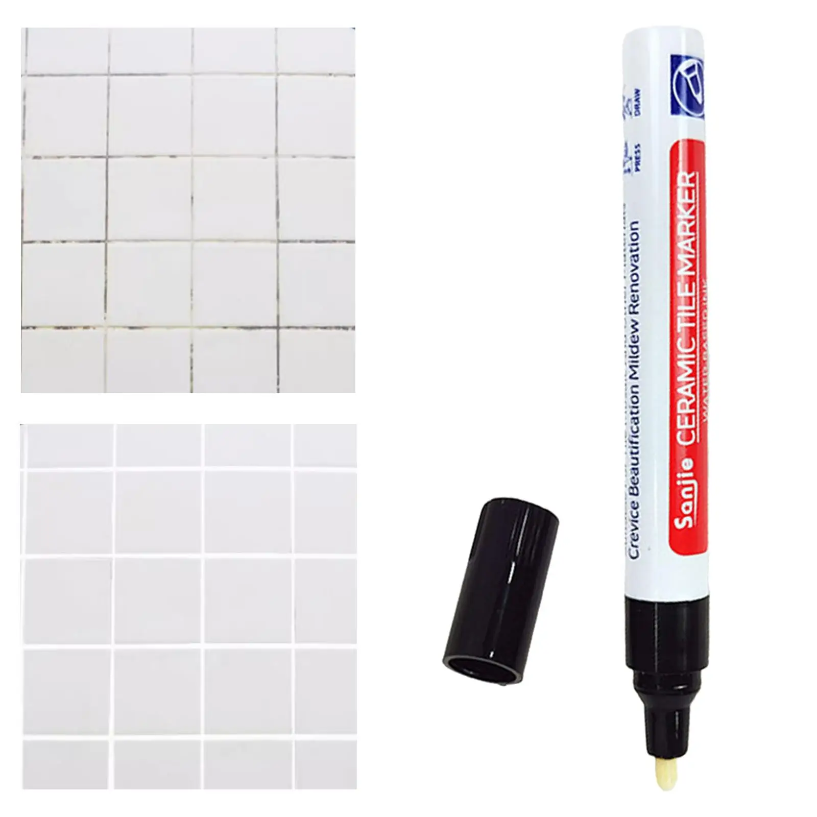 Tile Paint Marker Grout Markers Painter for Indoor Living Room Wall