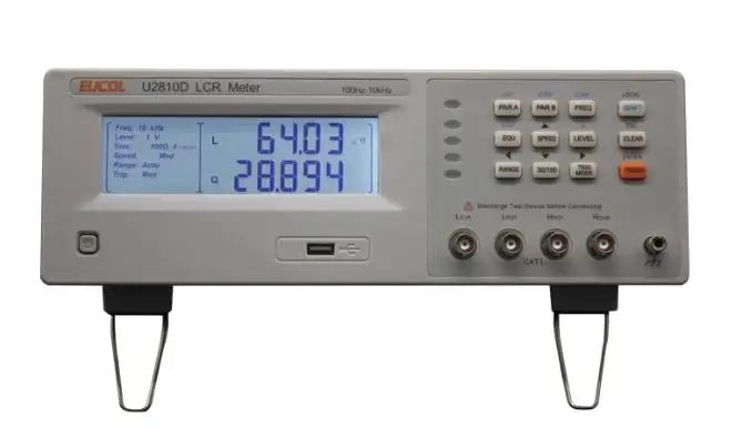 U2810 LCR Meter with 100Hz-10kHz frequency ,Basic Accuracy:0.1%, Large character LCD with backlight  perfect alternative TH2811D