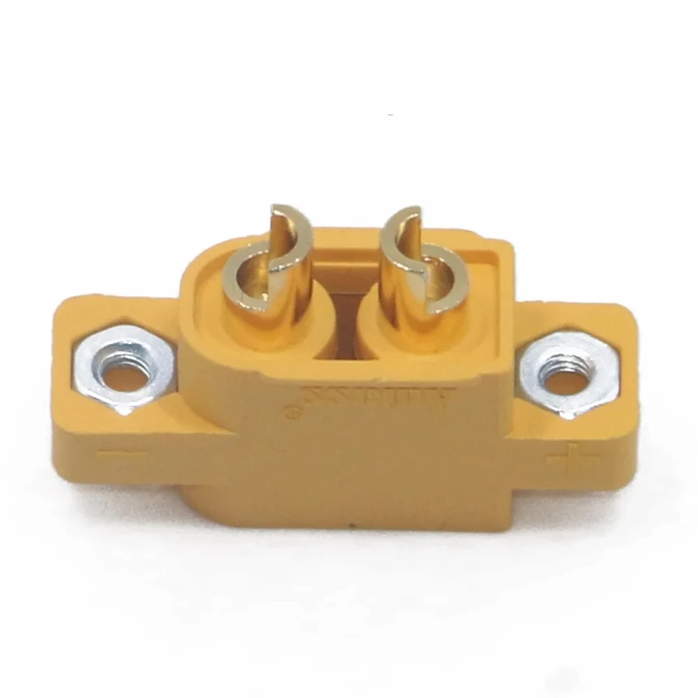 AMASS XT60E-M Mountable XT60 Male Plug Connector 4.23g For Racing Models Multicopter Fixed Board DIY Spare Part