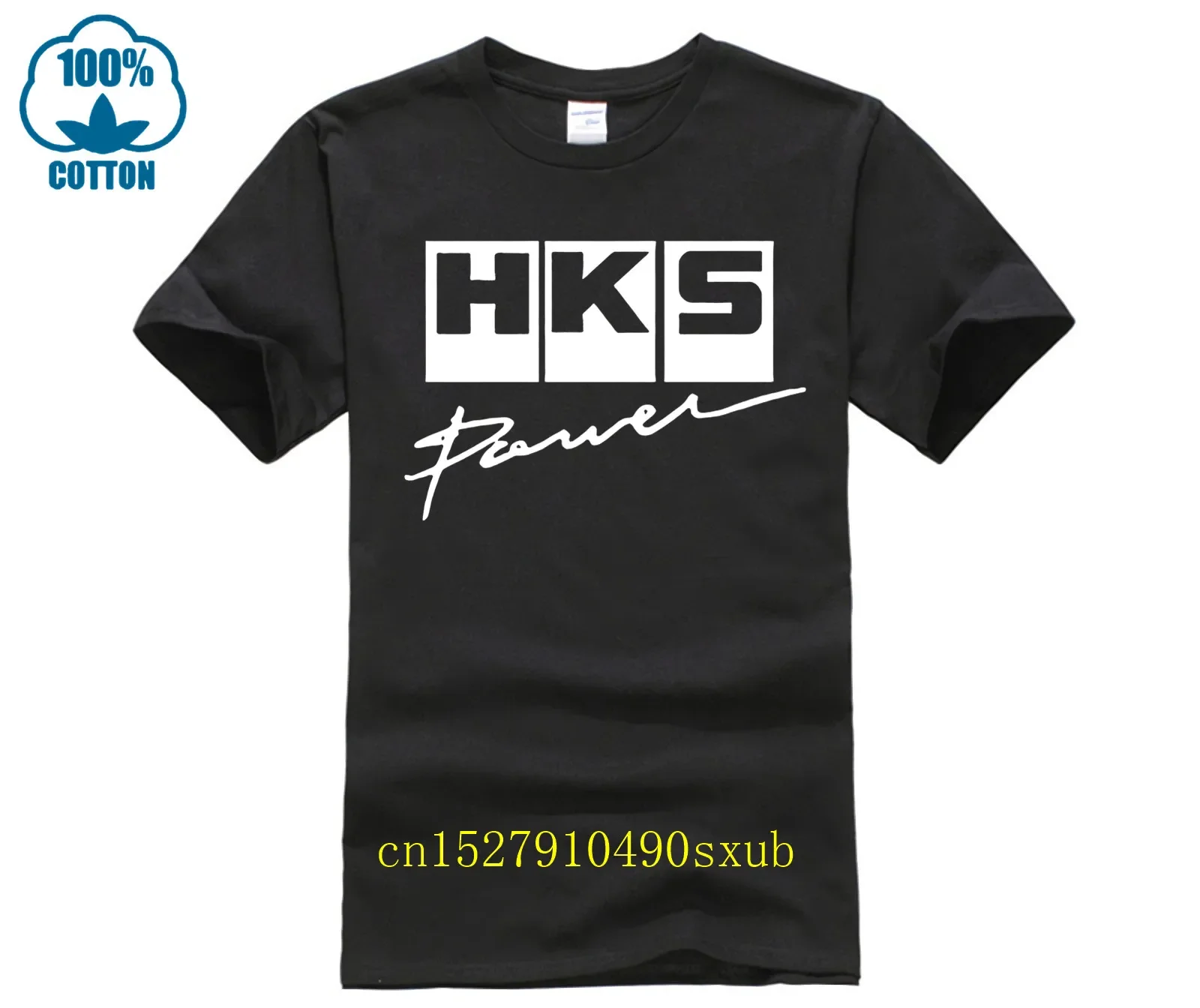 

Limited HKS Power and Sportser Performance Turbo Logo Black T Shirt Size S 4XLSummer Fashion T-shirt
