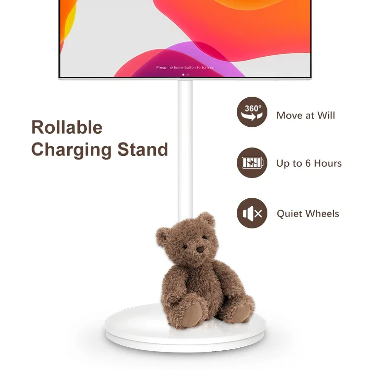 Toque capacitivo 27 32 polegadas Tablet TVs 30 60 Hz Hd1080 Jcpc Bestietv Stand Tv Follow By Me Mobile Tv