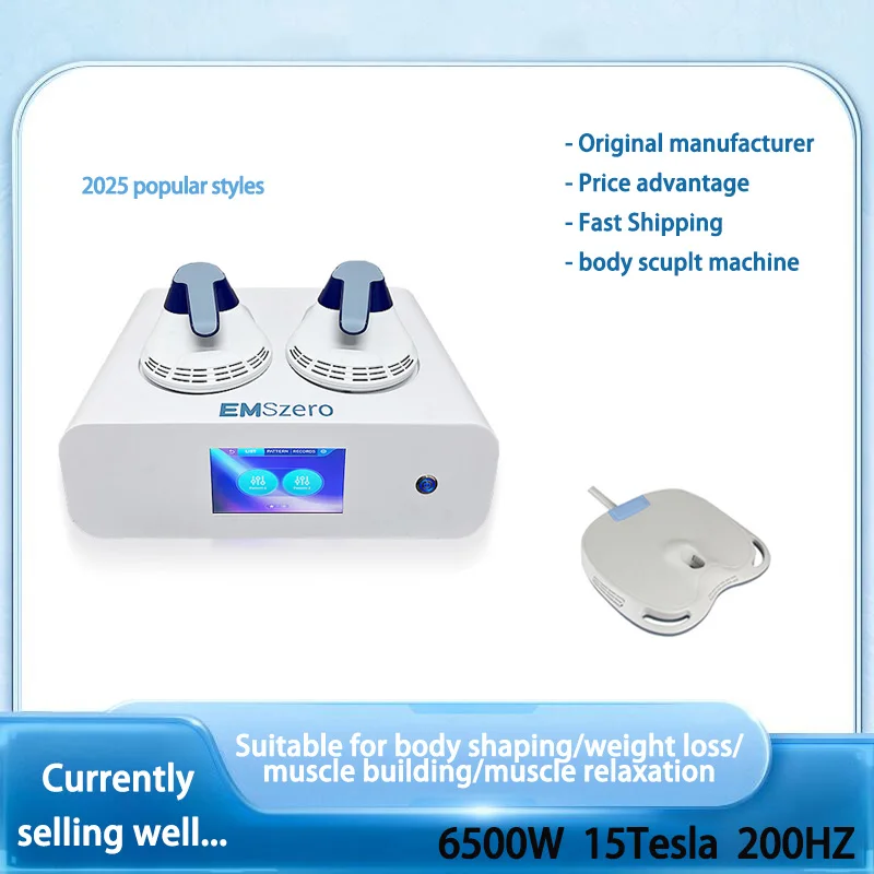 

15 tesla Electro Stimulation 2 4 5 Handles RF Body sculpt Muscle Stimulator Slimming Portable Shaping Body Sculpting Rf Ems Mach