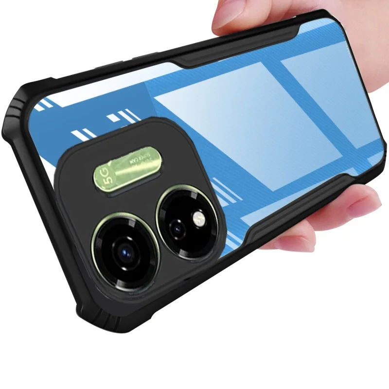 ل itel P65 4G itel P65C itel P55T itel P55 4G itel P55 5G itel P55 Plus itel P40 Plus حافظة شفافة لمنع سقوط الصدمات