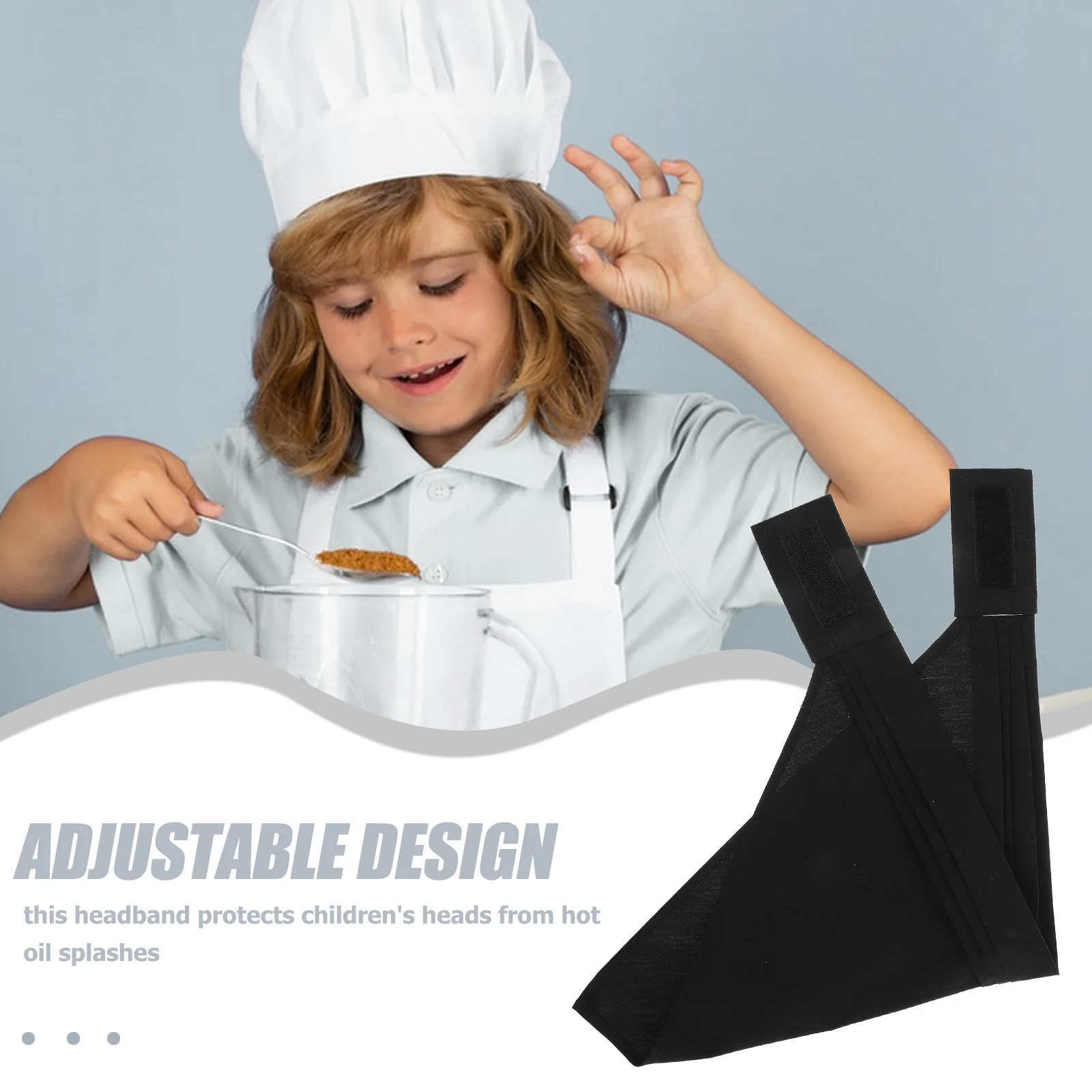 

Kitchen Headband Japanese Style Adjustable Triangle Bandana For Restaurant Home Use Sweat Absorbing Cotton