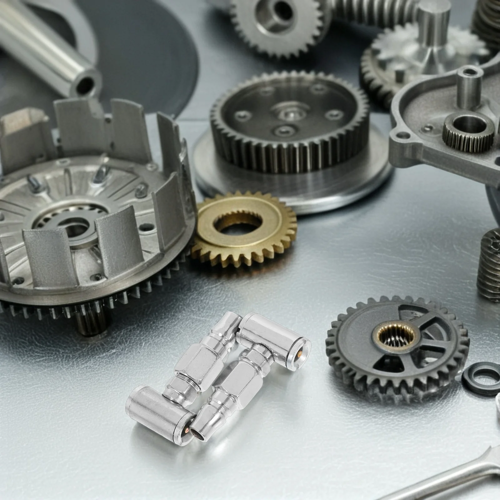 

T-Shape Dual Head Air Pump Nozzle Tire Inflator Chuck for Bicycles Motorcycles Electric Bikes Portable Heavy Duty Inflation