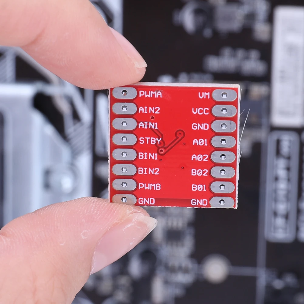 TB6612FNG Dual DC Stepper Motor Driver Module 8 Pin Dual DC Motor Driver Board for Arduino Microcontroller
