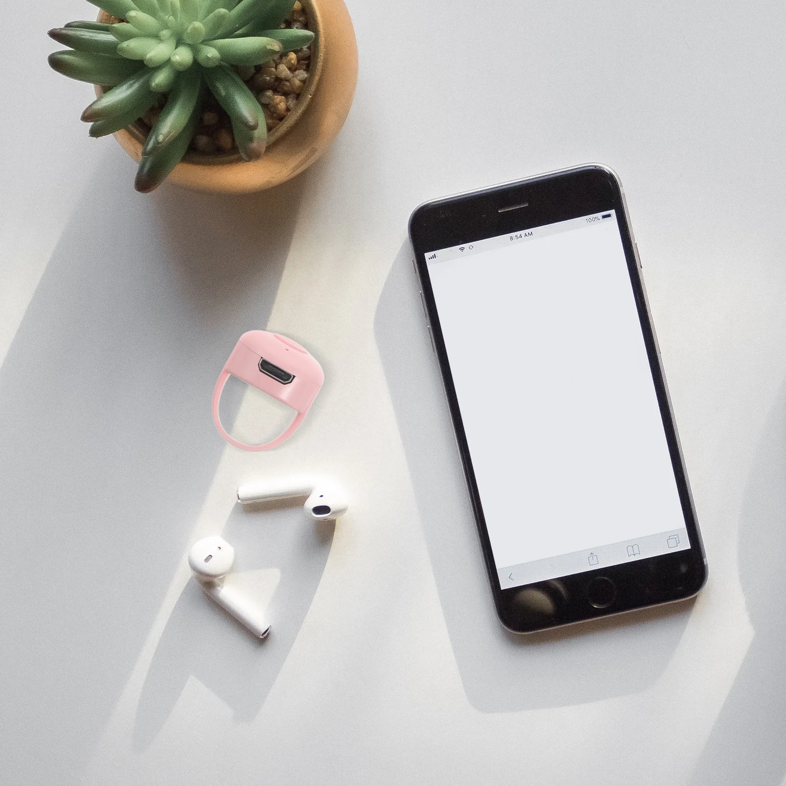 

Wireless Video Scroll Ring Finger Controller Remote Clicker Phone Selfie Shutter for Short Videos Music Camera