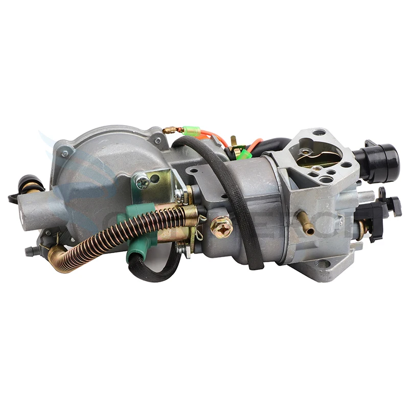 GX390 5KW السيارات الاختناق مولد البنزين المكربن LPG NG المكربن المزدوج الوقود LPG تحويل عدة مولد أجزاء 188F 190F 15HP #4