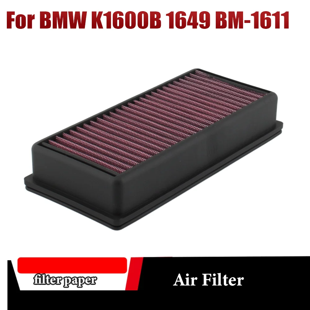 BM-1611 Motorcycle Air Filter For BMW K1600GTL K1600GT K1600B K1600GA K1600 K1600GTL 1649 2011-2025