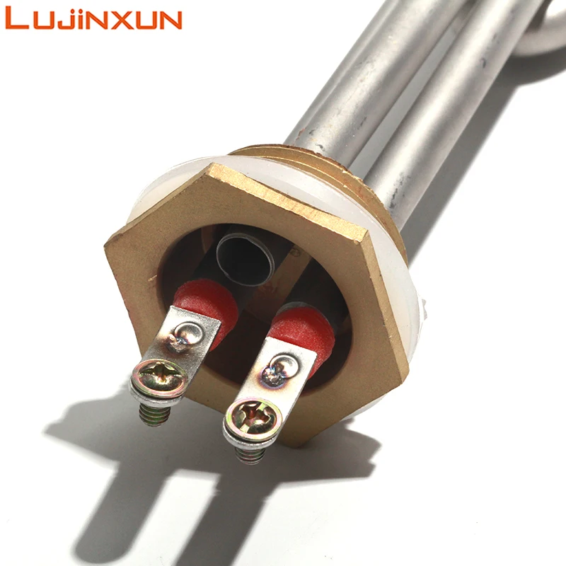 LUJINXUN 1inch/DN25/32mm Electric Solar Heating Element Booster Foldback 304SS Heat Pipe 1KW 2KW3KW4KW6KW for Water Boiler 1pc